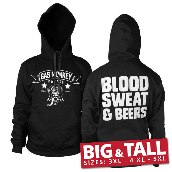 GMG - Blood, Sweat & Beers Big & Tall Hoodie