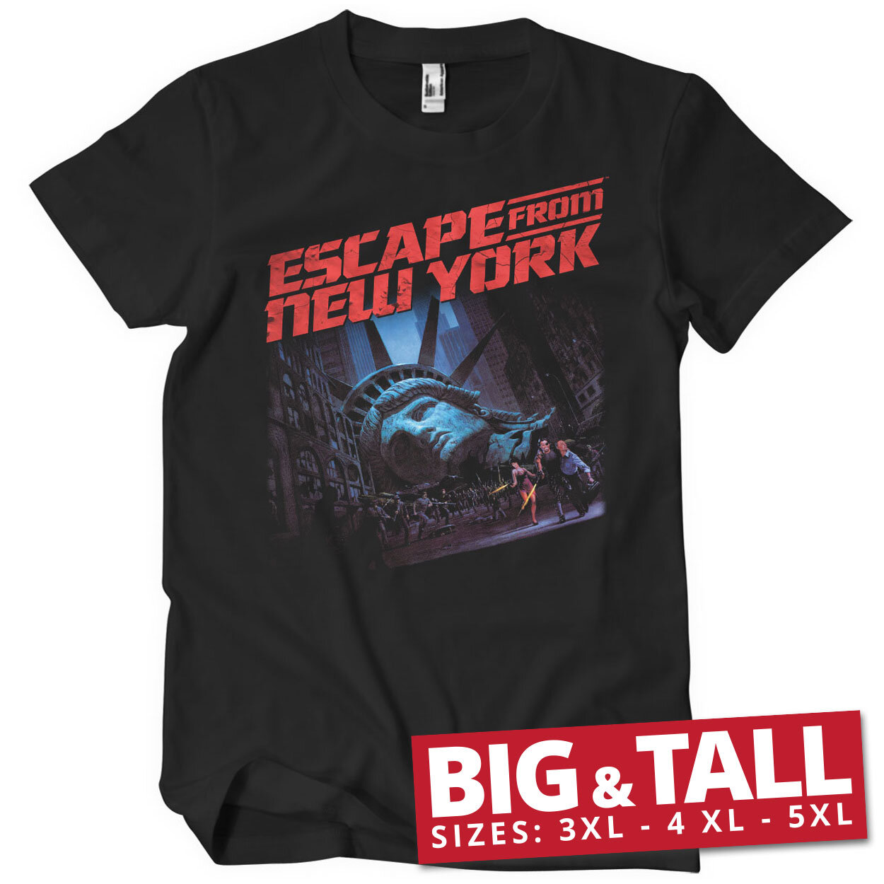 Escape From New York Poster Big & Tall T-Shirt
