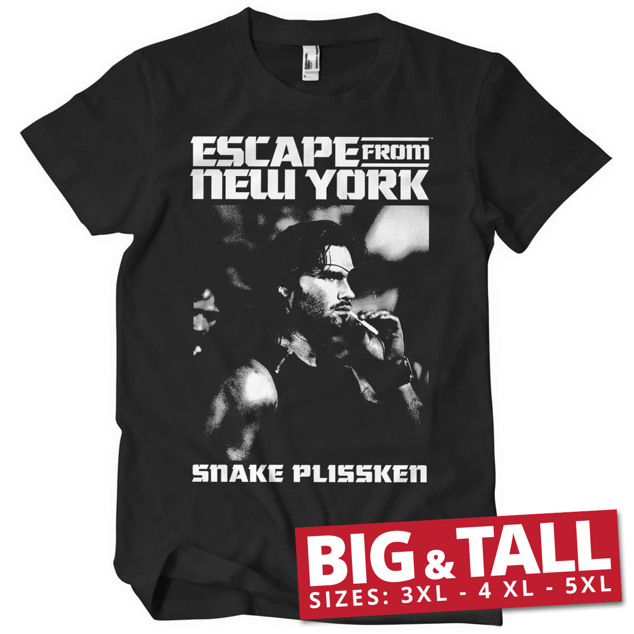 Smoking Snake Big & Tall T-Shirt
