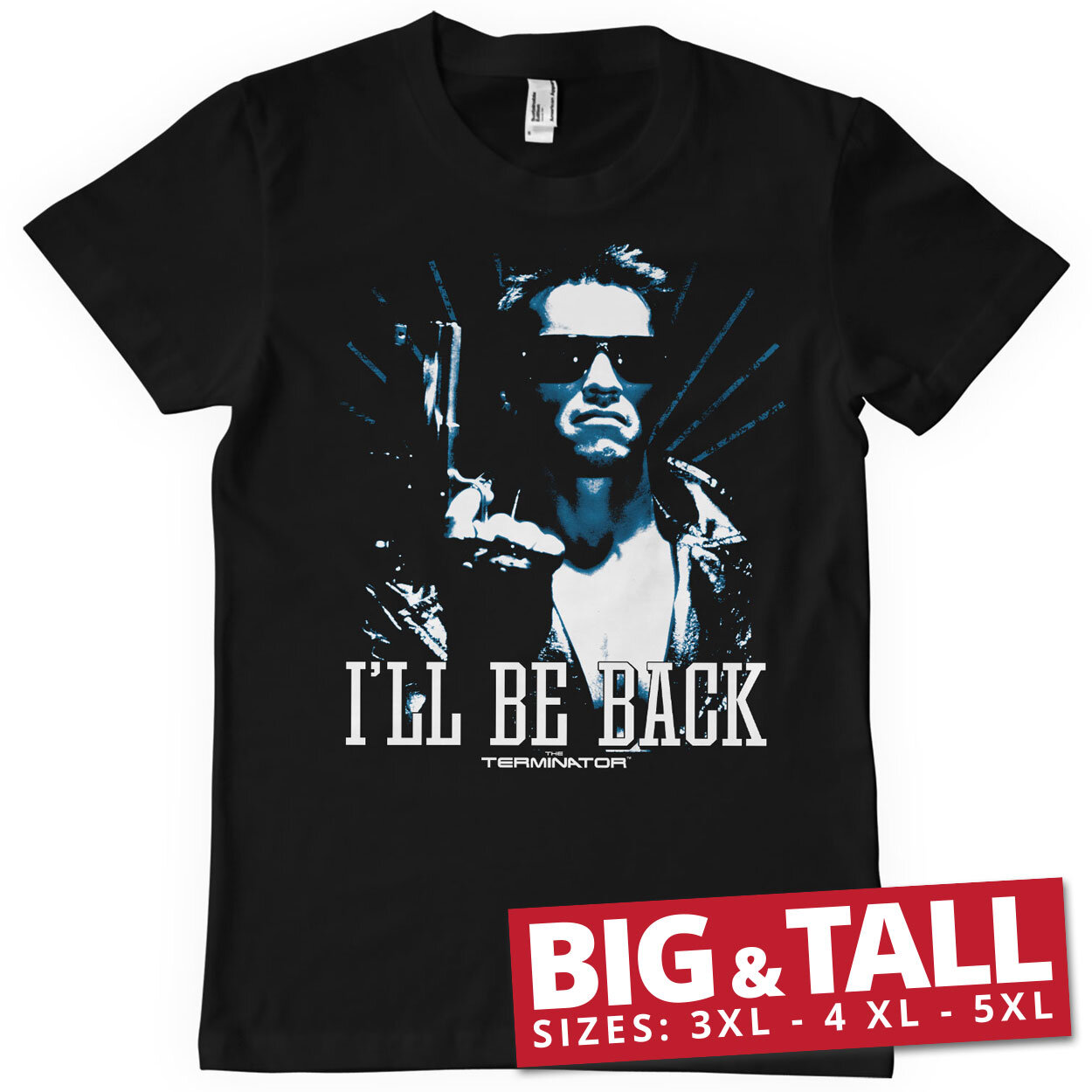 I'll Be Back - Duotone Big & Tall T-Shirt