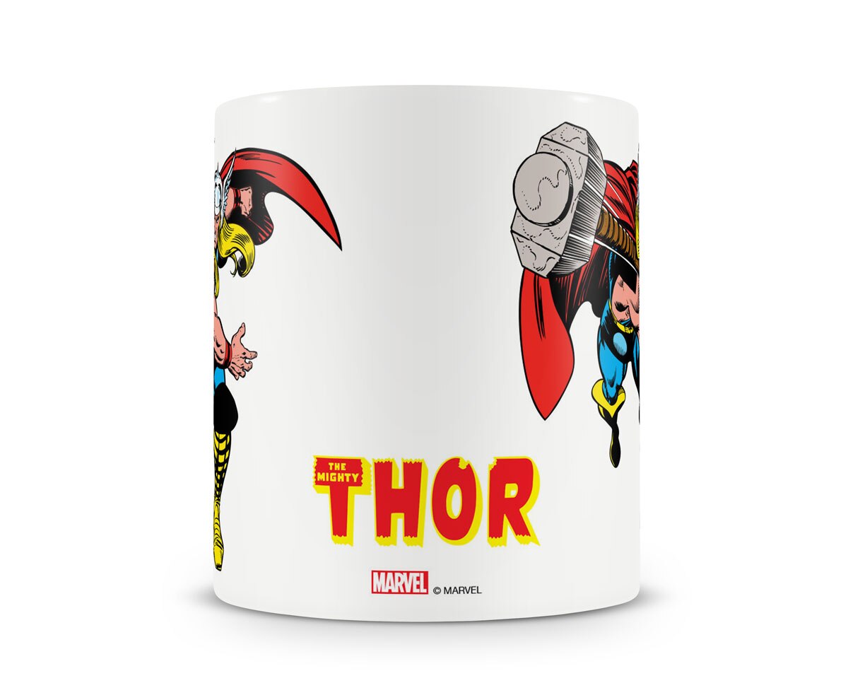 Thor's Hammer Coffee Mug Officially Licensed Merchandise Marvel 