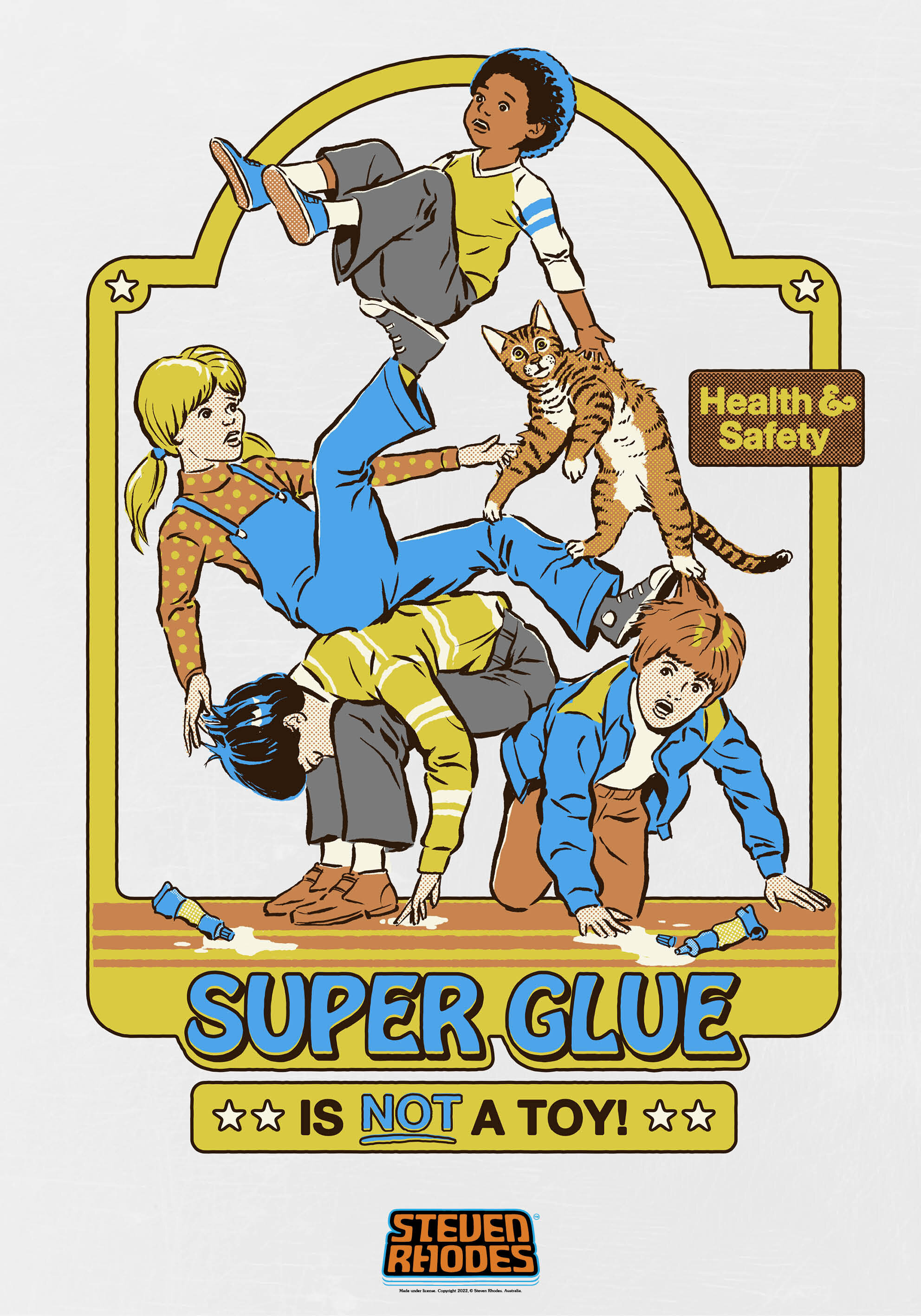 Super Glue Is Not A Toy Poster