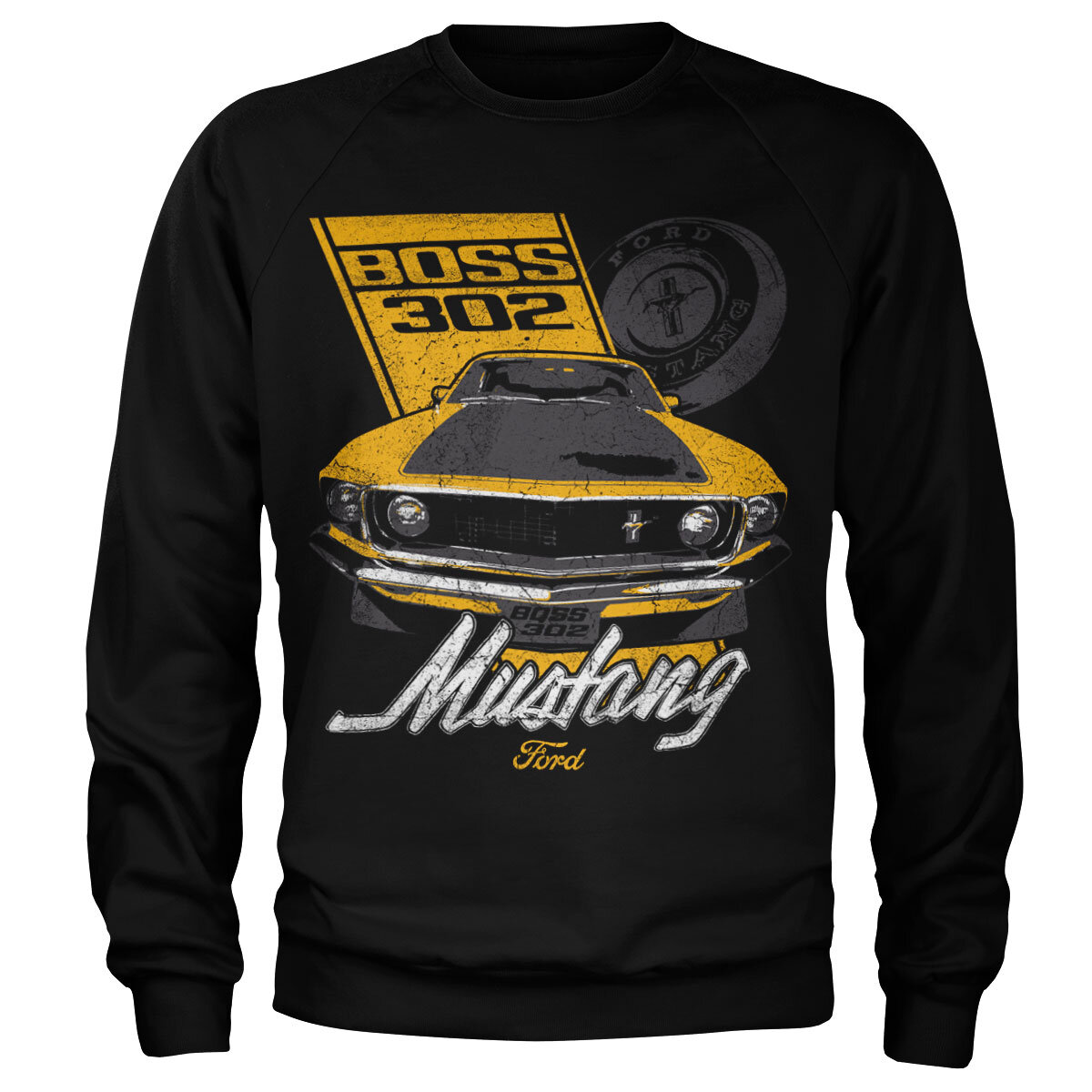 Ford Mustang Sweat-shirt BOSS 302 Shelby GT Genuine American Classic Car Clothing 