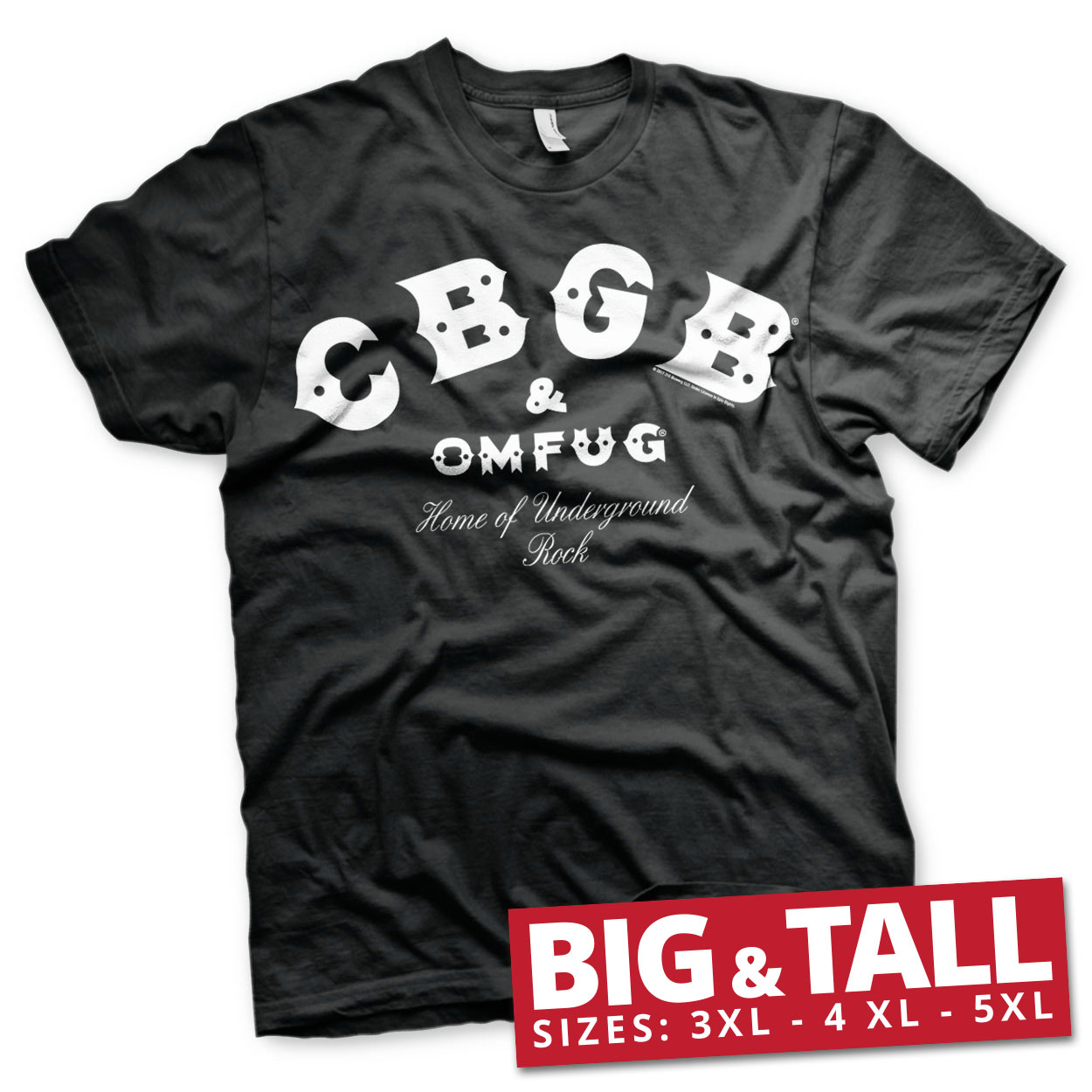 CBGB & OMFUG Logo Big & Tall T-Shirt