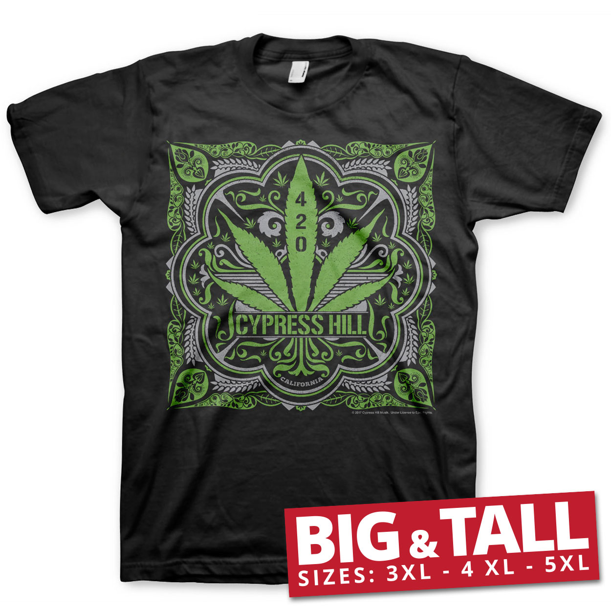 Cypress Hill - 420 Big & Tall T-Shirt