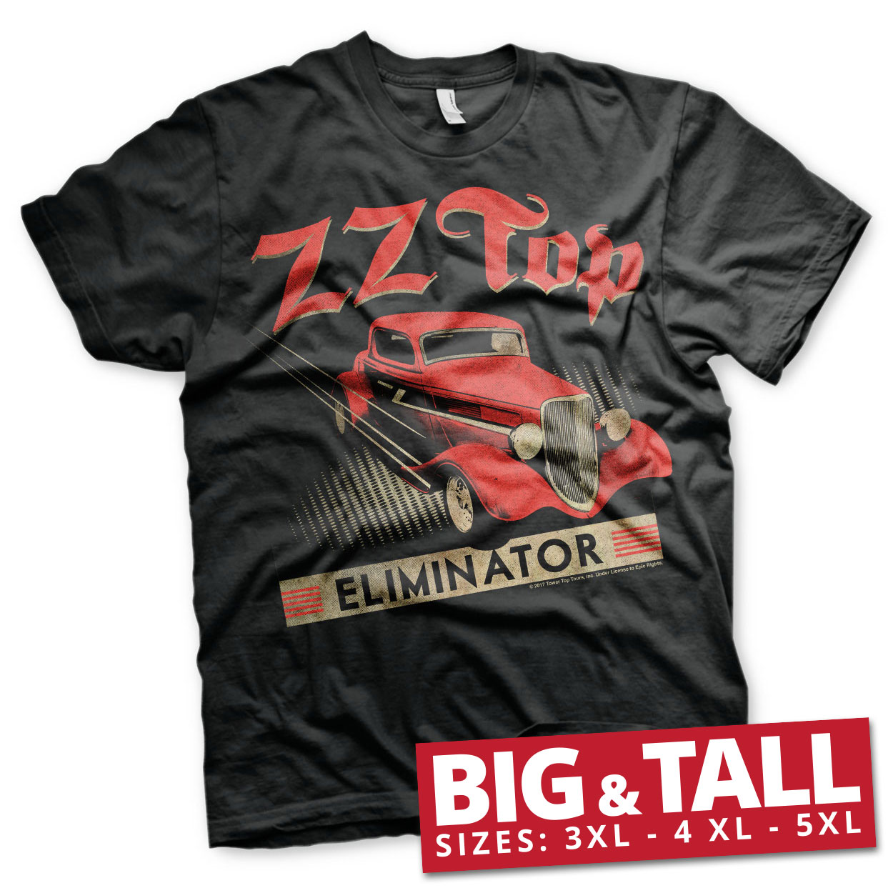 ZZ-Top Eliminator Big & Tall T-Shirt