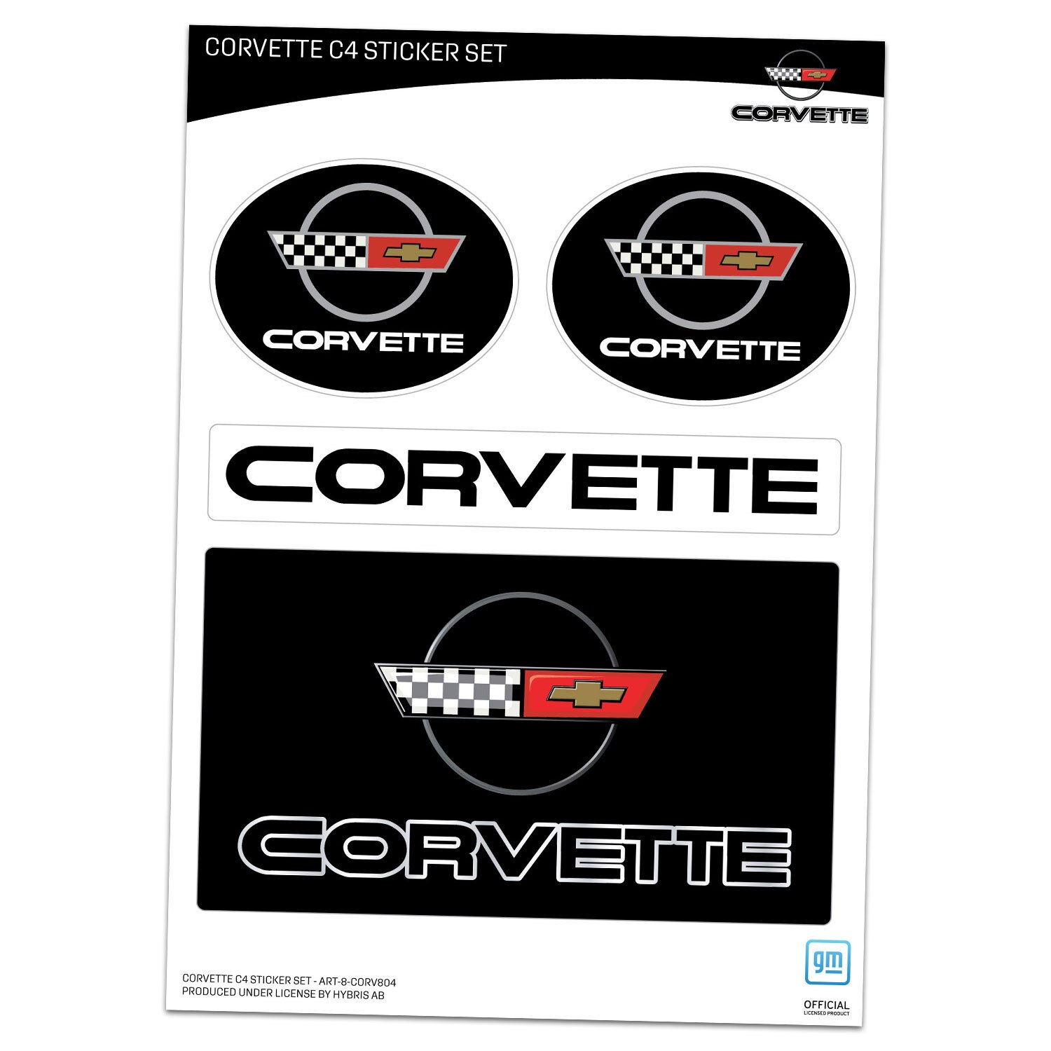 Corvette C4 Sticker Set