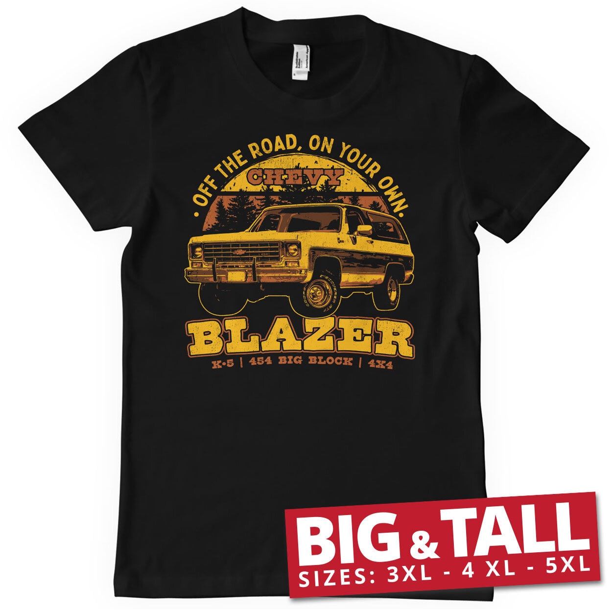 Chevy Blazer Off The Road Big & Tall T-Shirt