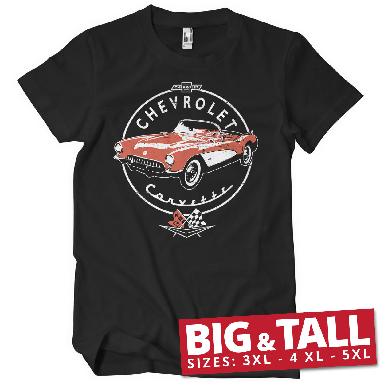 Corvette C1 Retro Big & Tall T-Shirt
