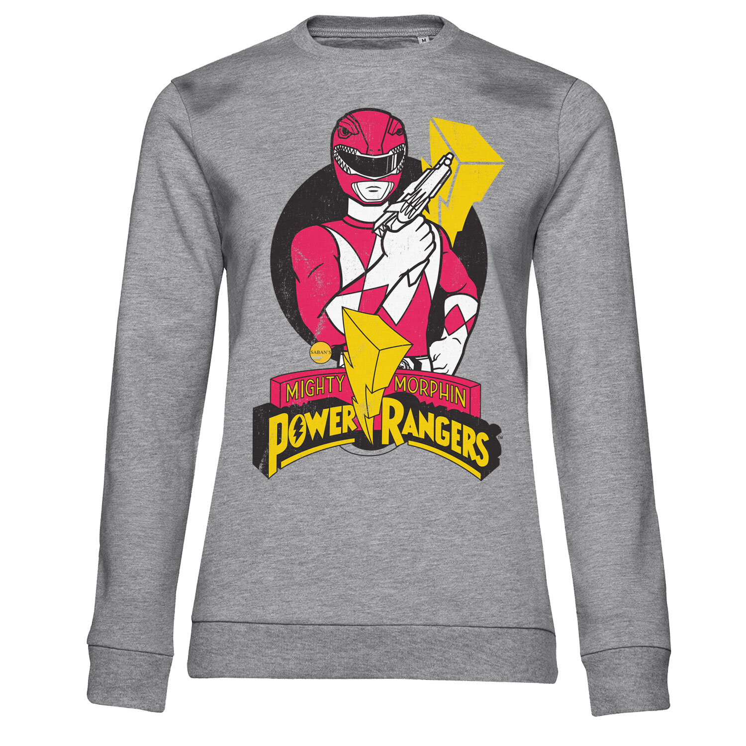 Power Rangers - Red Ranger Pose Girly Sweatshirt