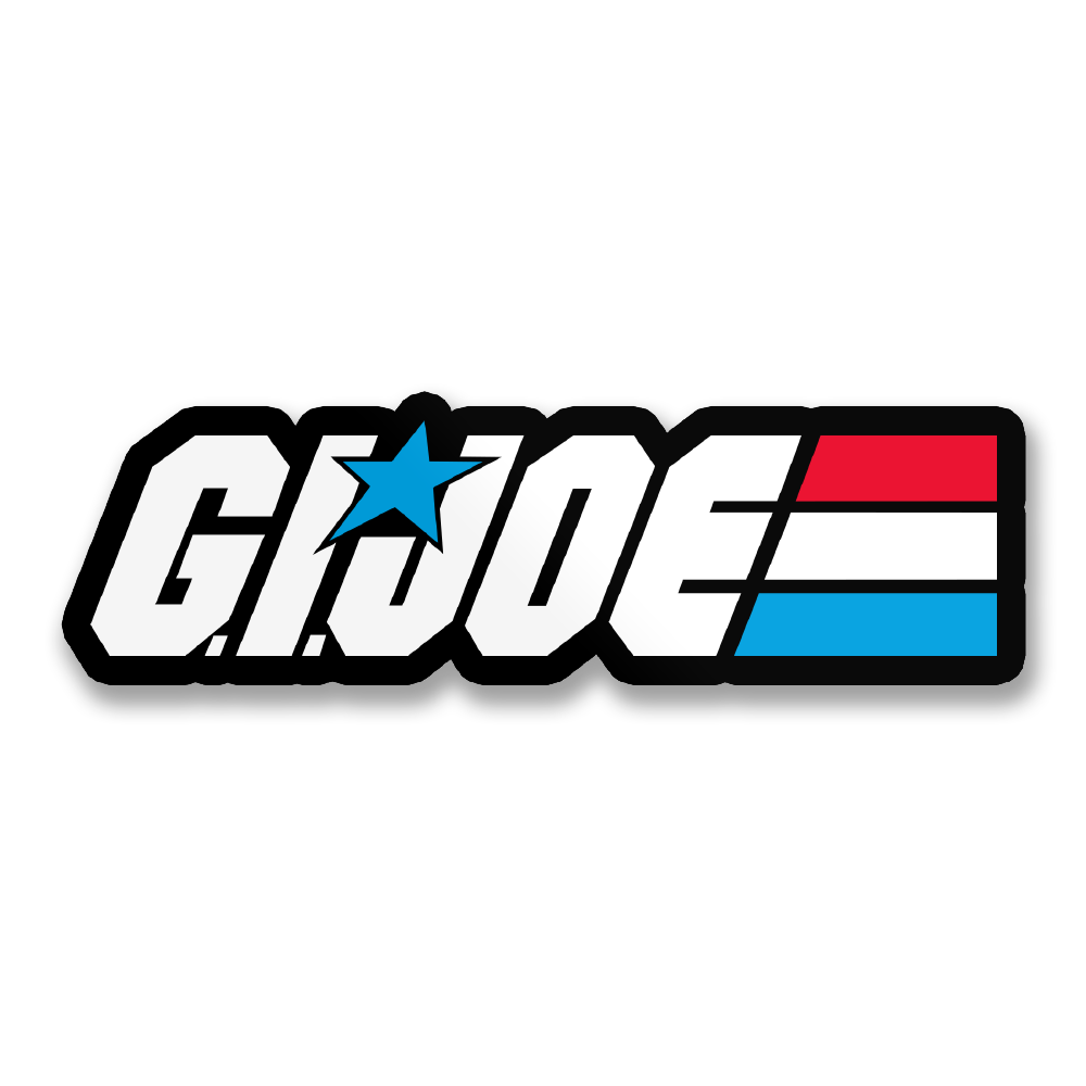 G.I. Joe Logotype Sticker