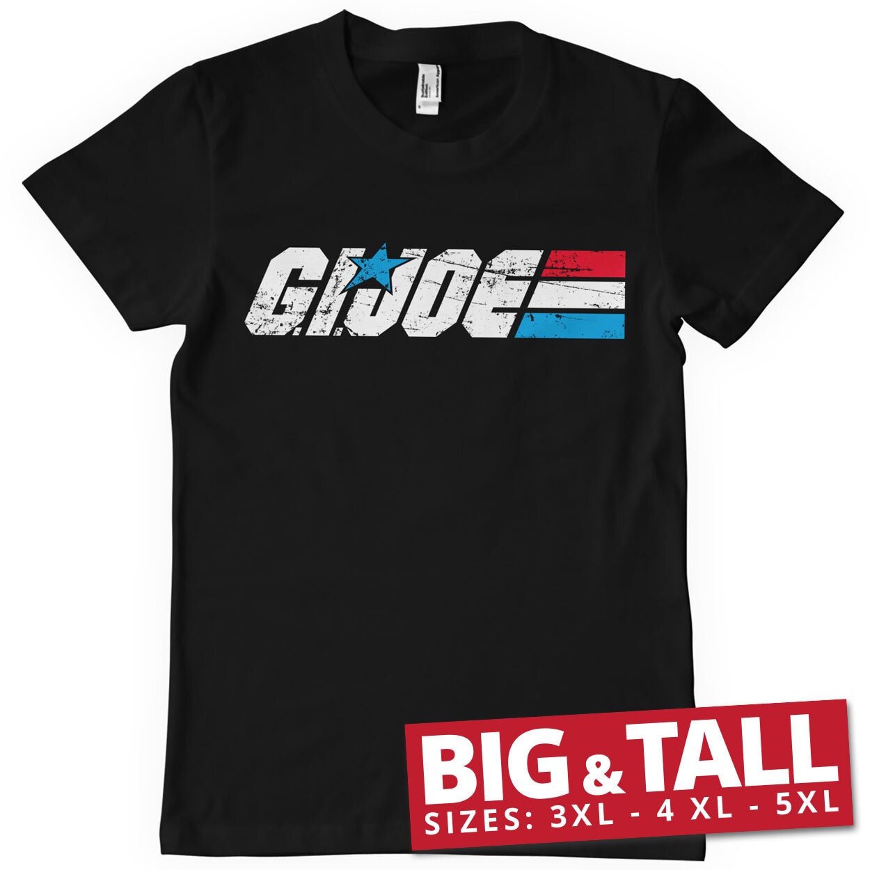 G.I. Joe Washed Logo Big & Tall T-Shirt