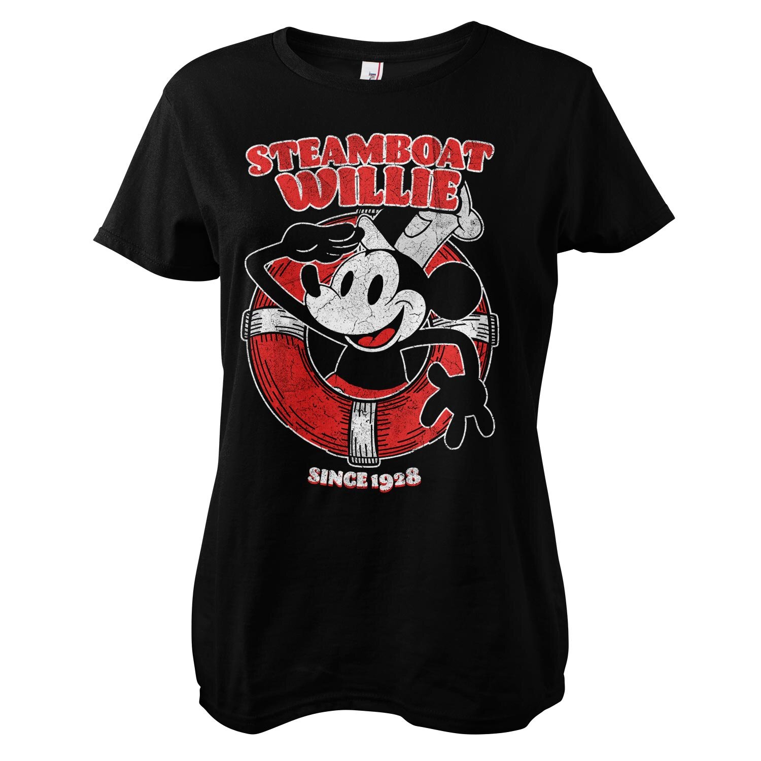 Steamboat Willie Since 1928 Girly Tee