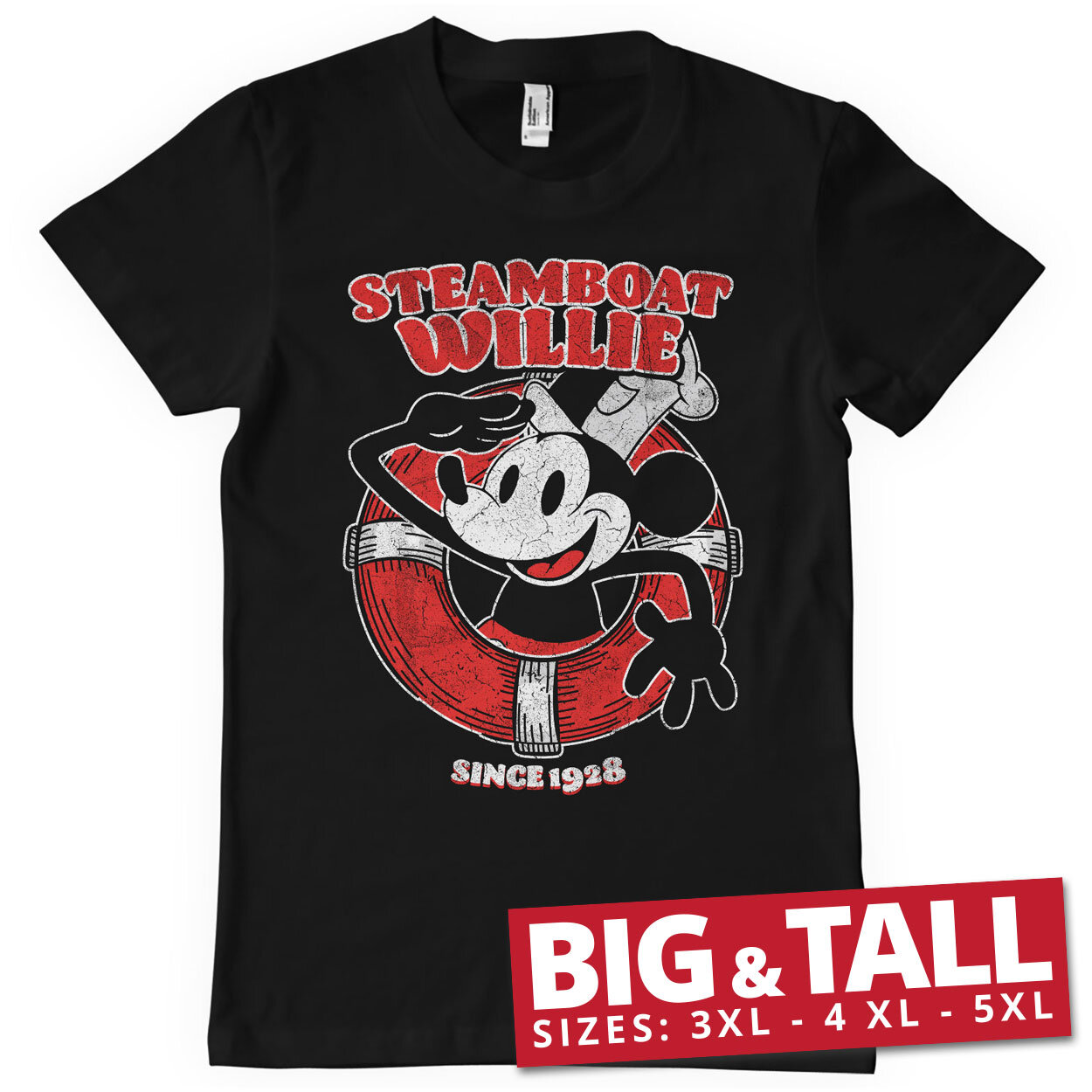 Steamboat Willie Since 1928 Big & Tall T-Shirt