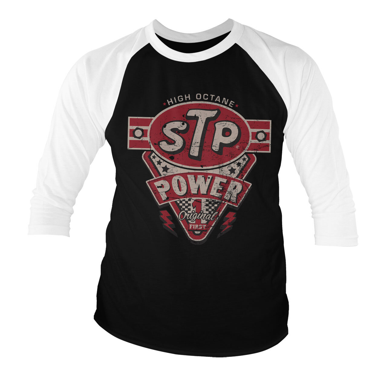 STP Power Baseball 3/4 Sleeve Tee