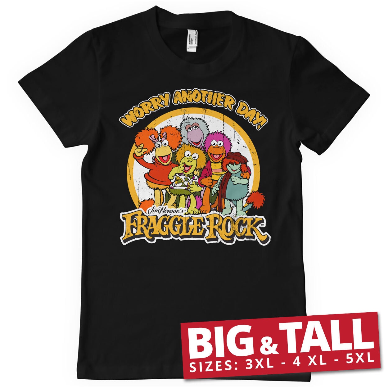 Fraggle Rock - Worry Another Day Big & Tall T-Shirt