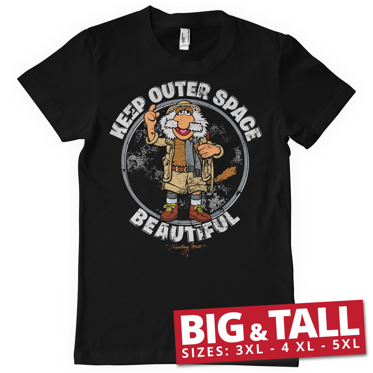 Traveling Matt - Make Outer Space Beautiful Big & Tall T-Shirt