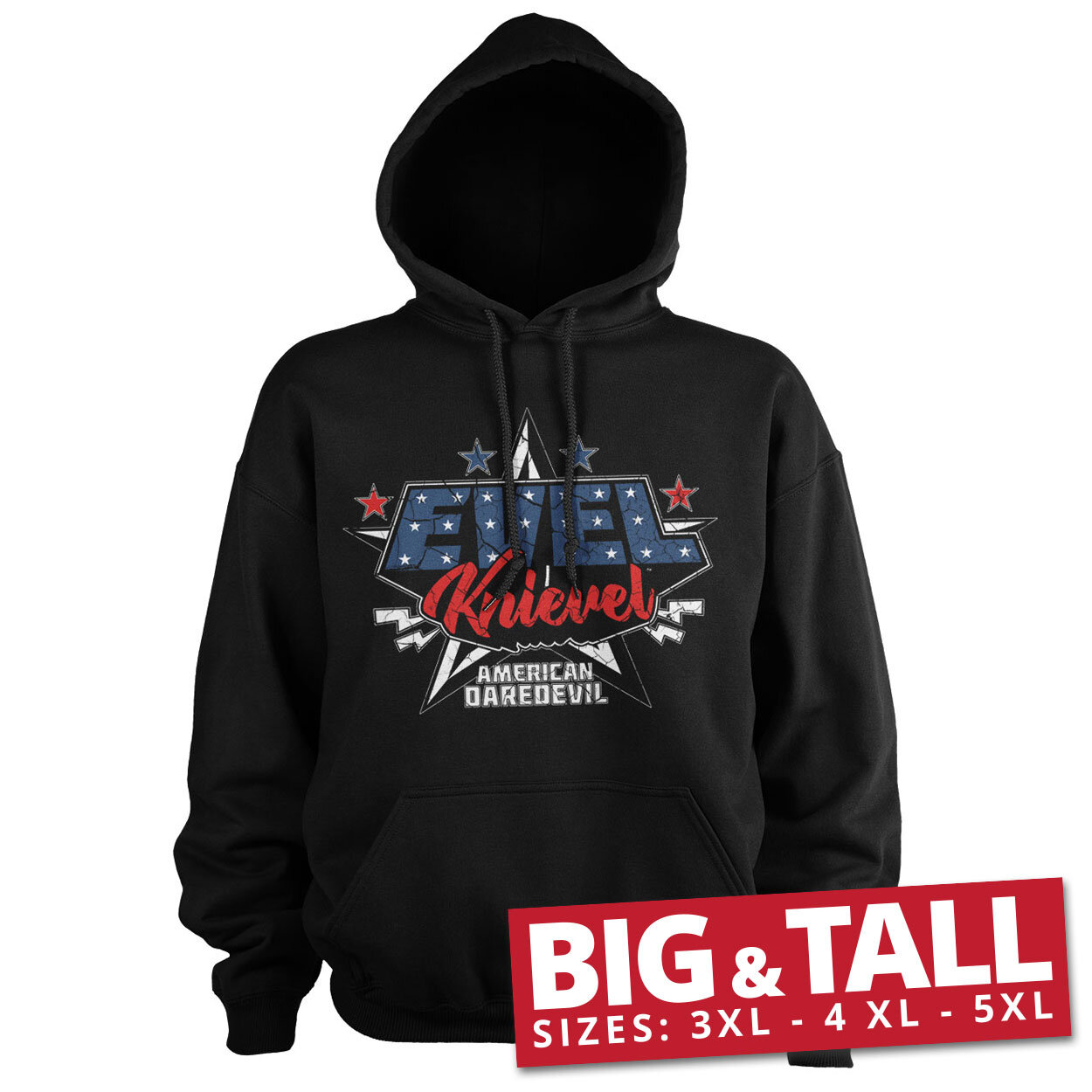 Evel Knievel - American Daredevil Big & Tall Hoodie