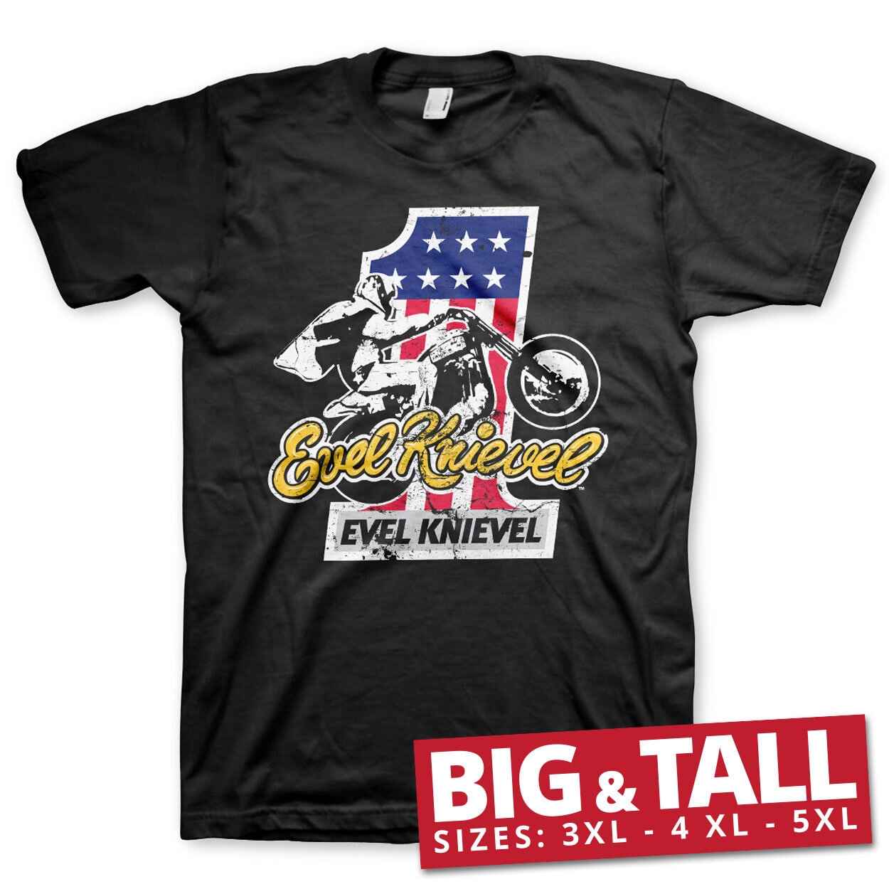 Evel Knievel No. 1 Big & Tall T-Shirt
