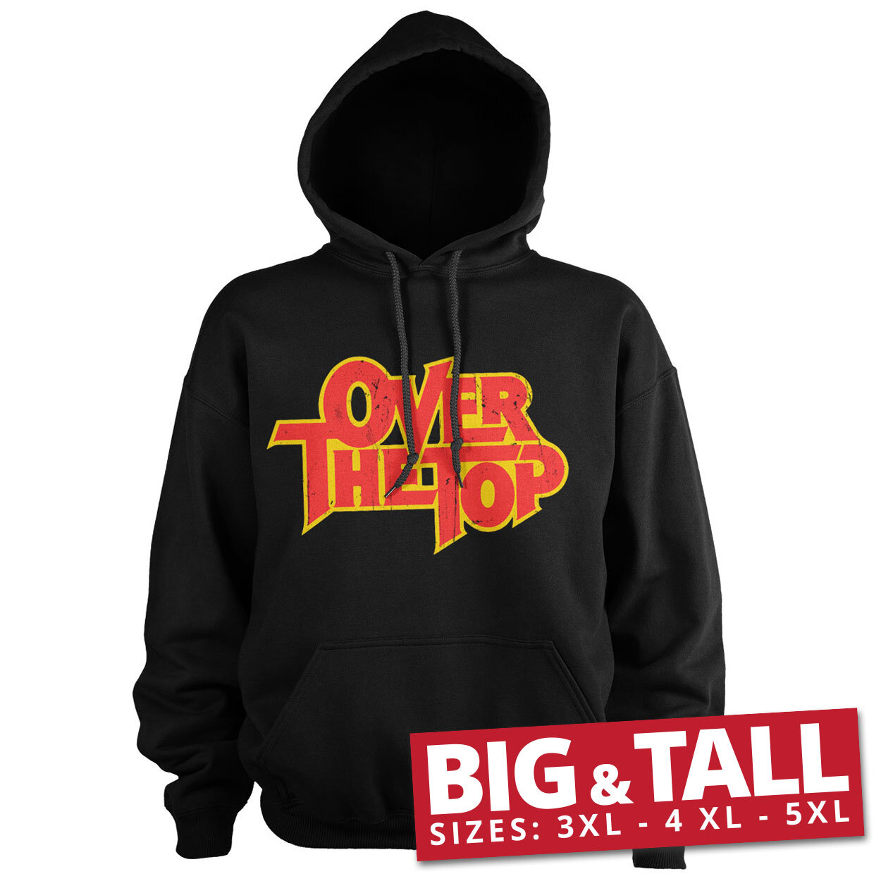 Over The Top Washed Logo Big & Tall Hoodie
