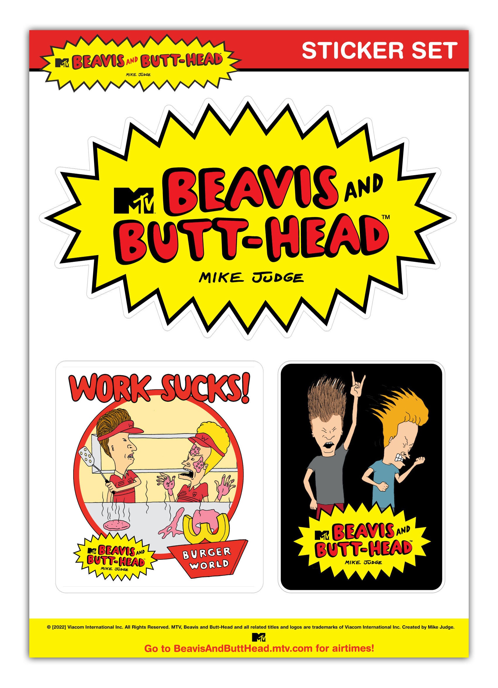 Beavis and Butt-Head Sticker Set