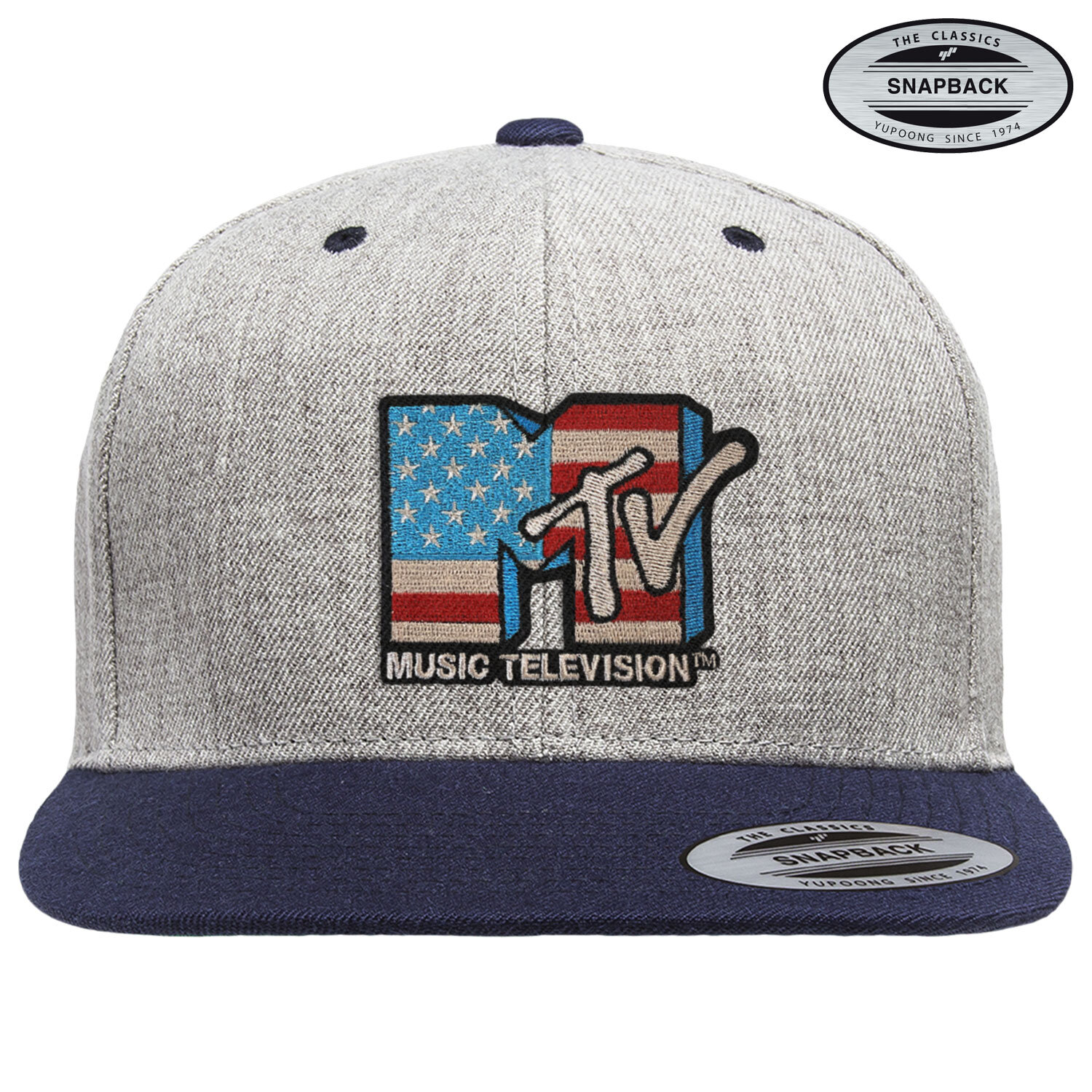 MTV American Flag Premium Snapback Cap