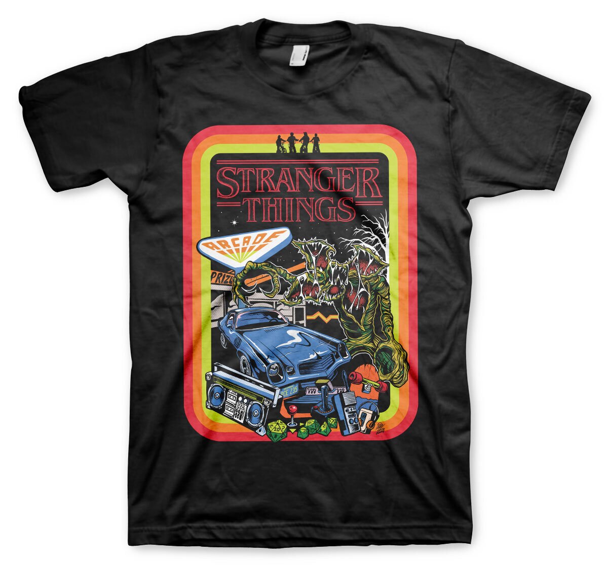 Stranger Things Retro Poster T-Shirt