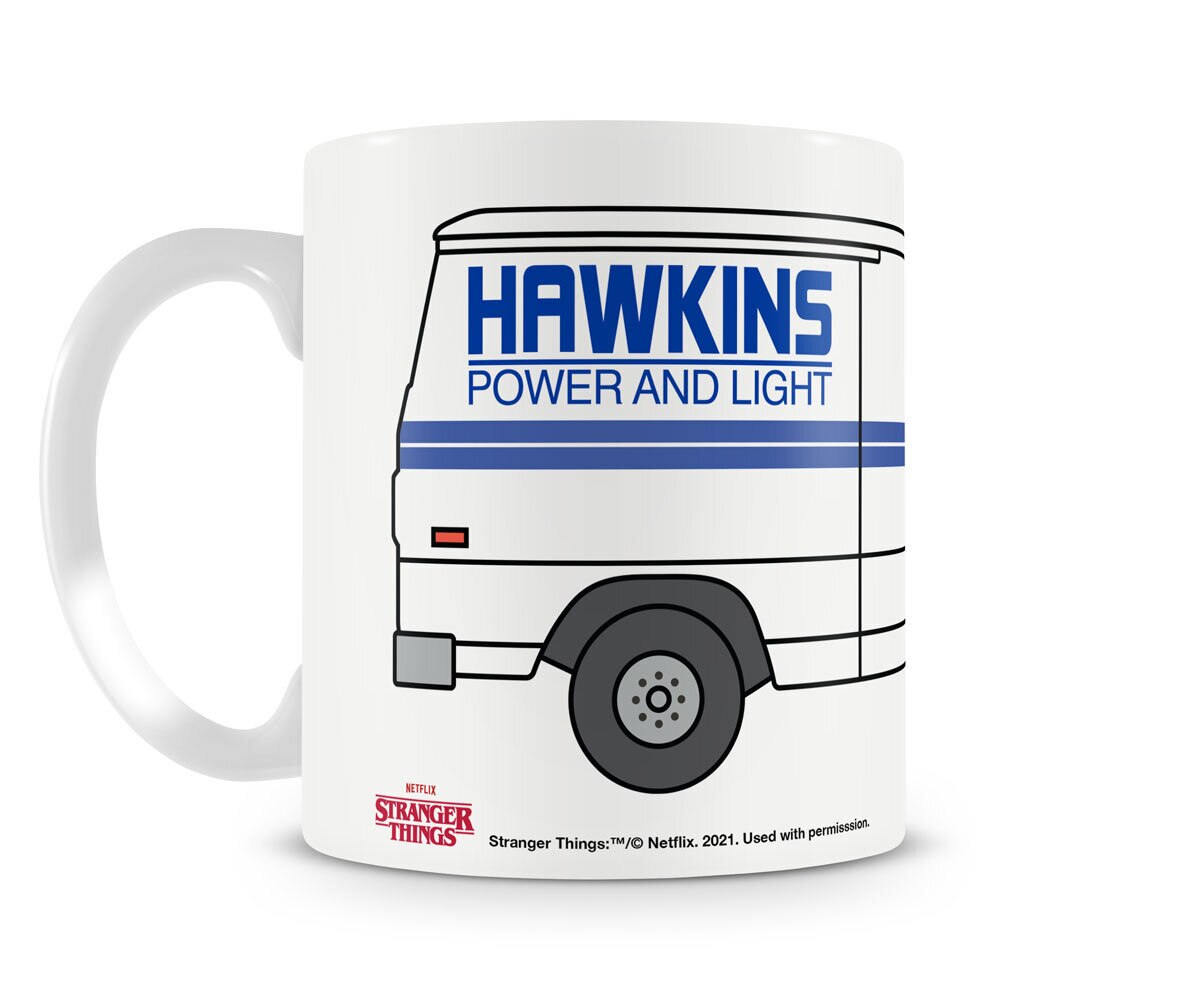 Hawkins Power And Light Van Coffee Mug