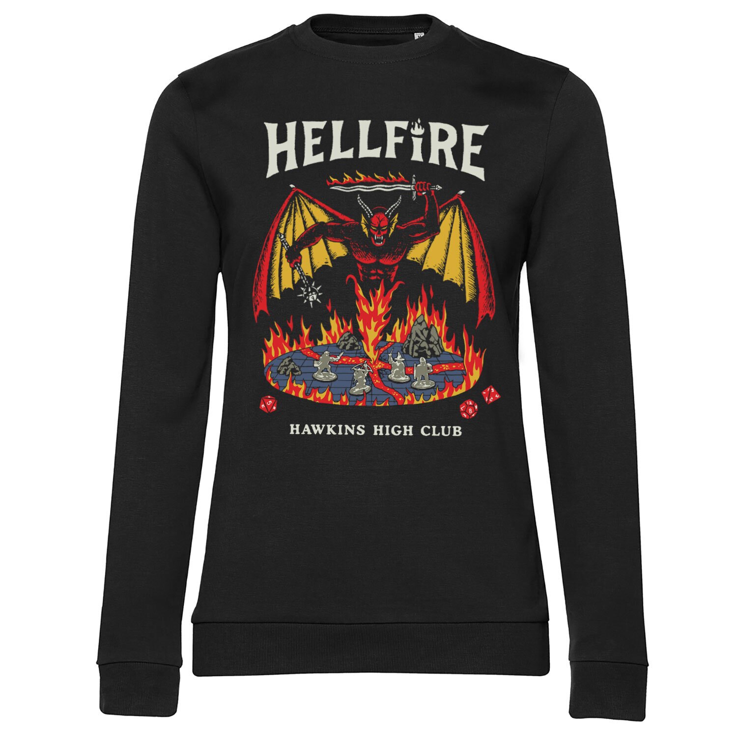 Hellfire Hawkins High Club Girly Sweatshirt