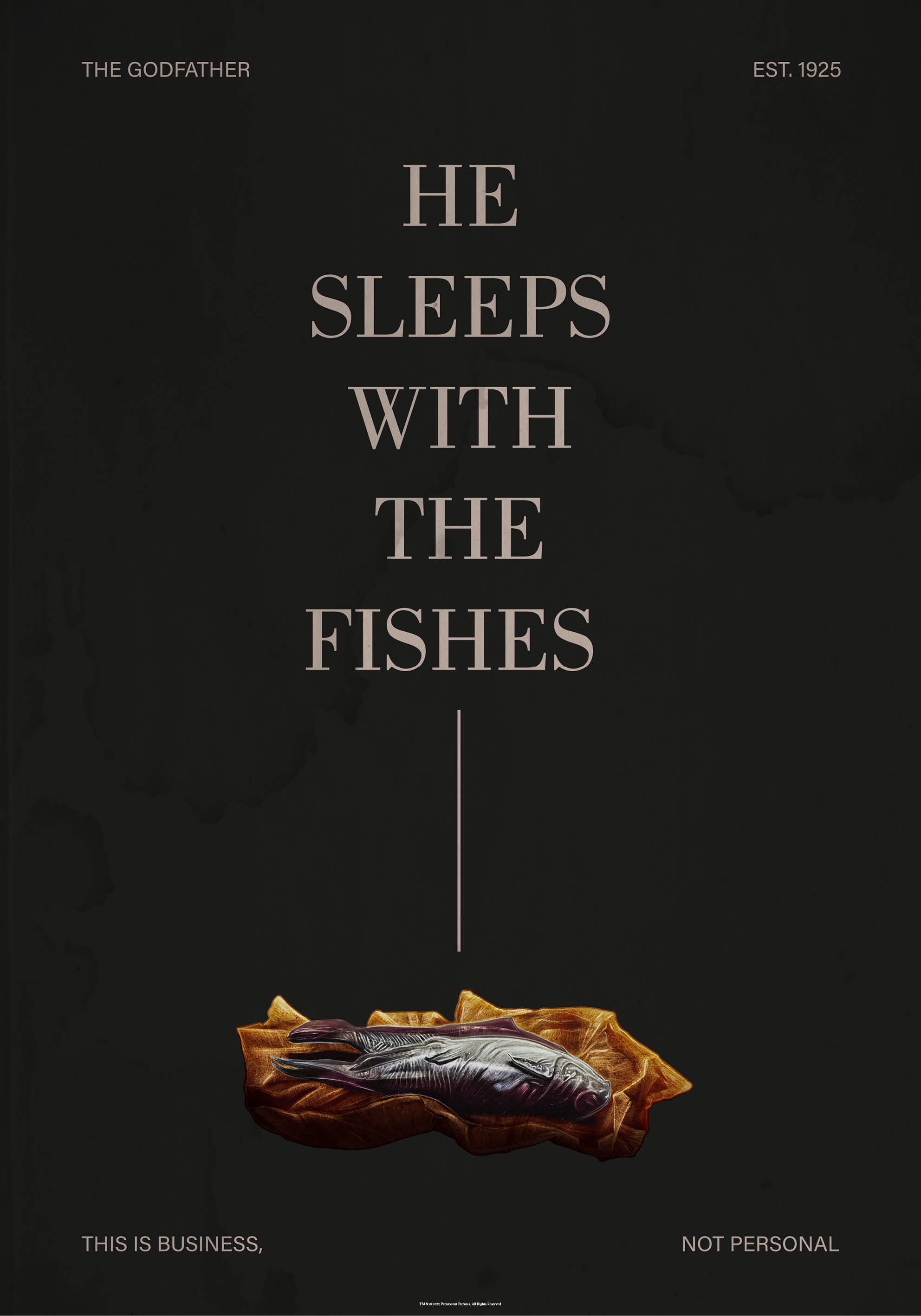 He Sleeps With The Fishes Poster