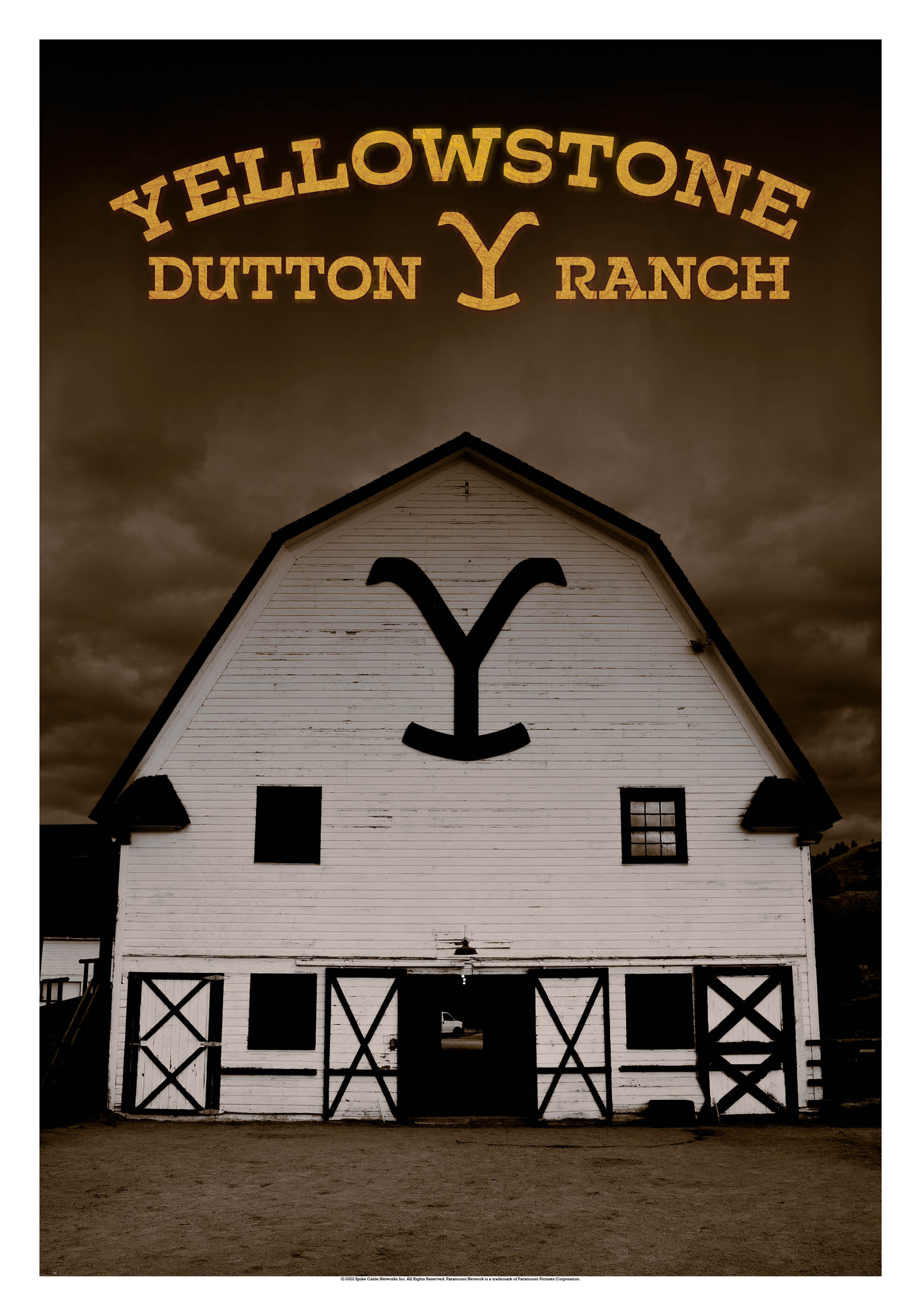 Yellowstone - Dutton Ranch Barn Poster