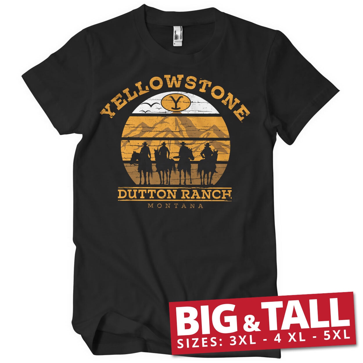 Yellowstone Cowboys Big & Tall T-Shirt