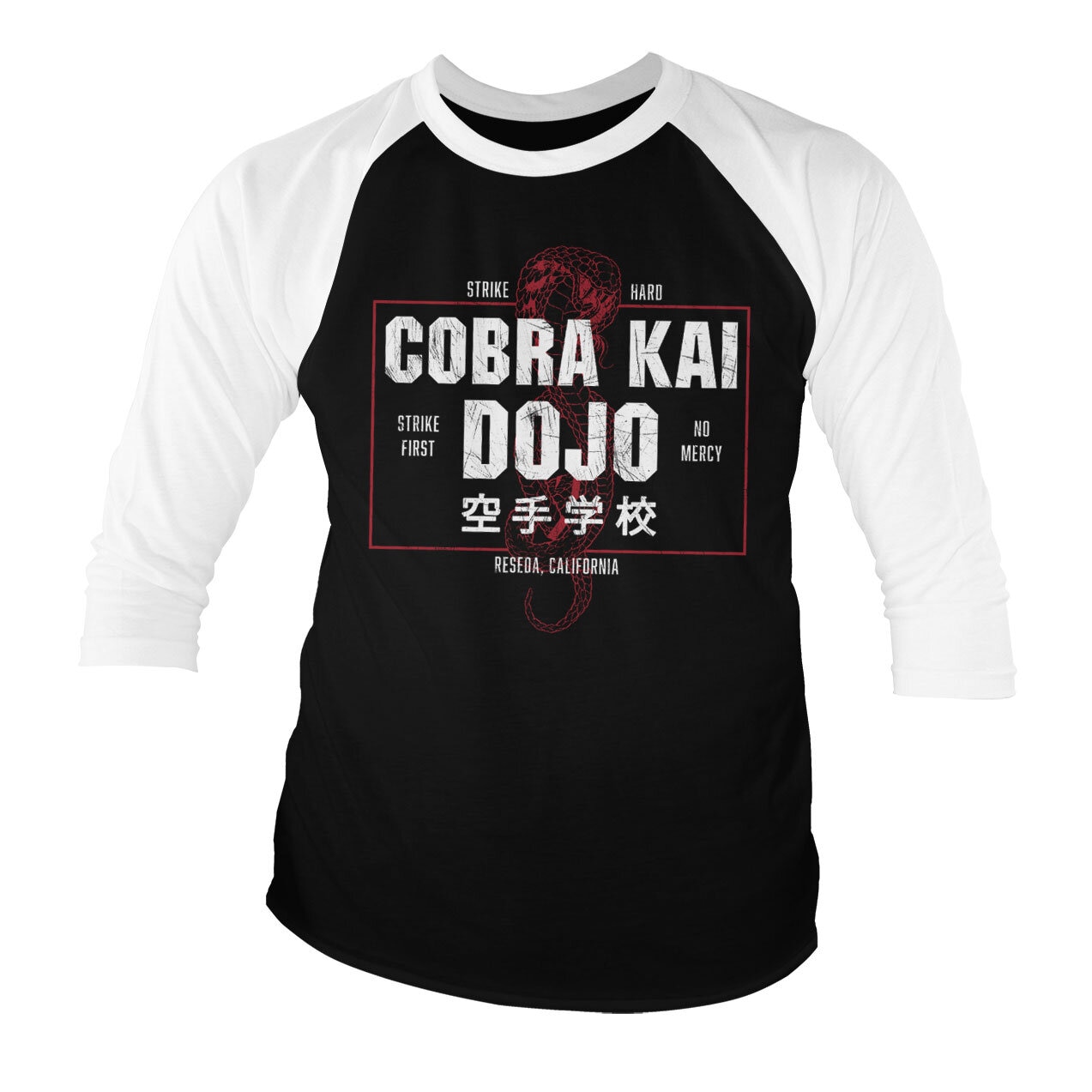 Cobra Kai Dojo Baseball 3/4 Sleeve Tee
