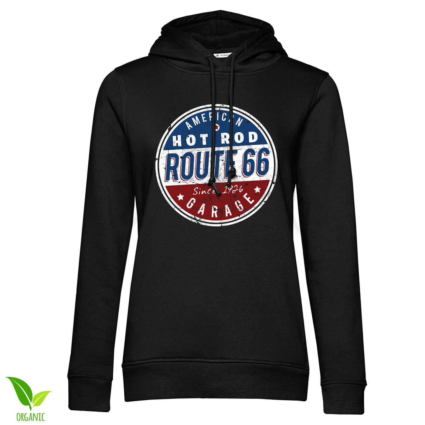 Route 66 - Hot Rod Garage Girls Hoodie