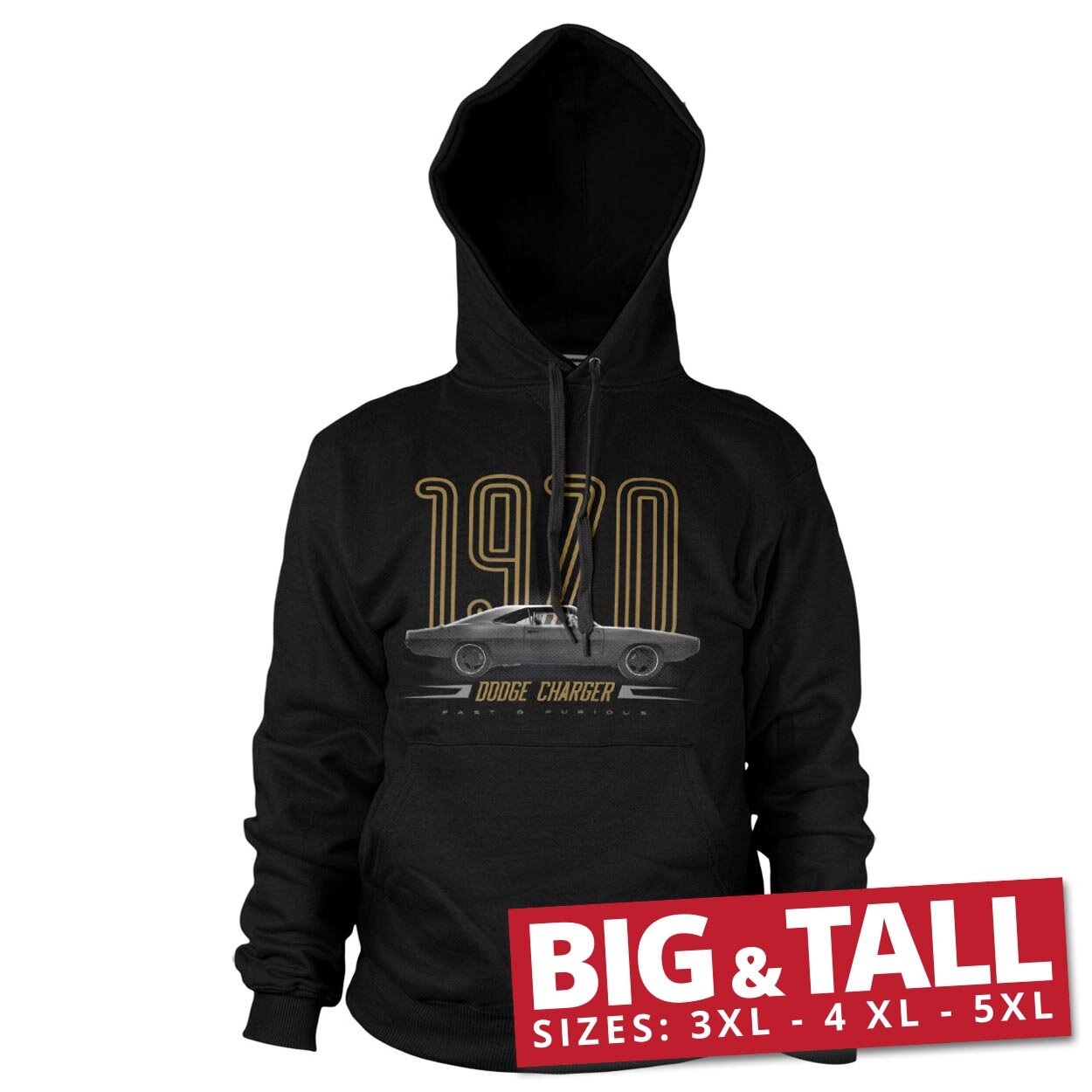 1970 Dodge Charger Big & Tall Hoodie