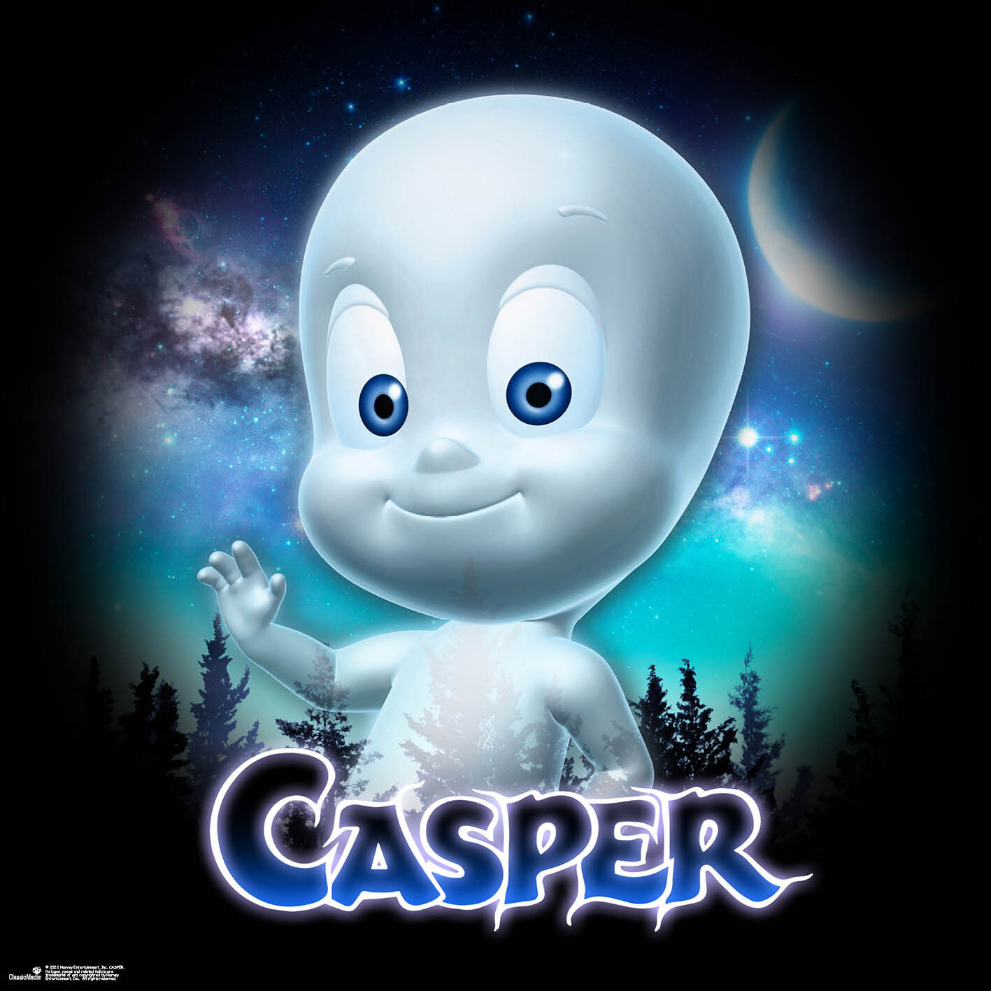 Dreamy Casper - The Friendly Ghost Poster