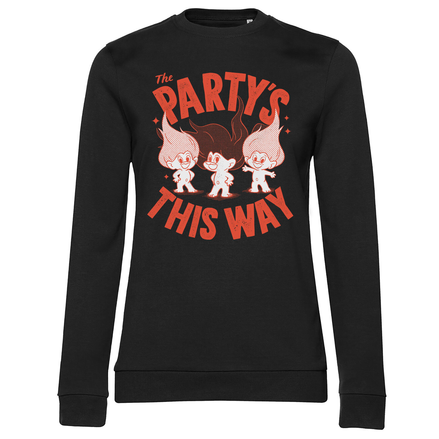 The Party's This Way Girly Sweatshirt