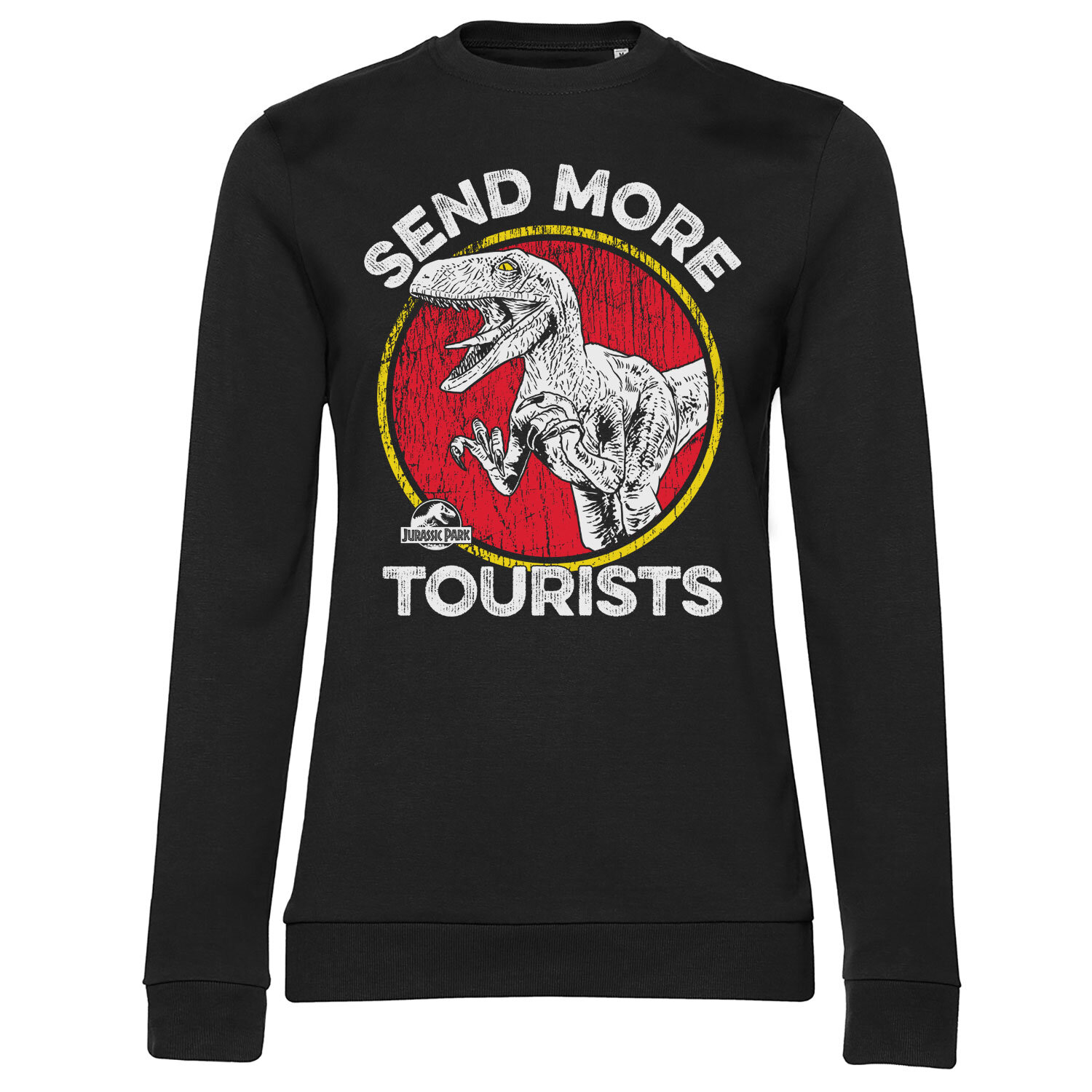Jurassic Park - Send More Tourists Girly Sweatshirt