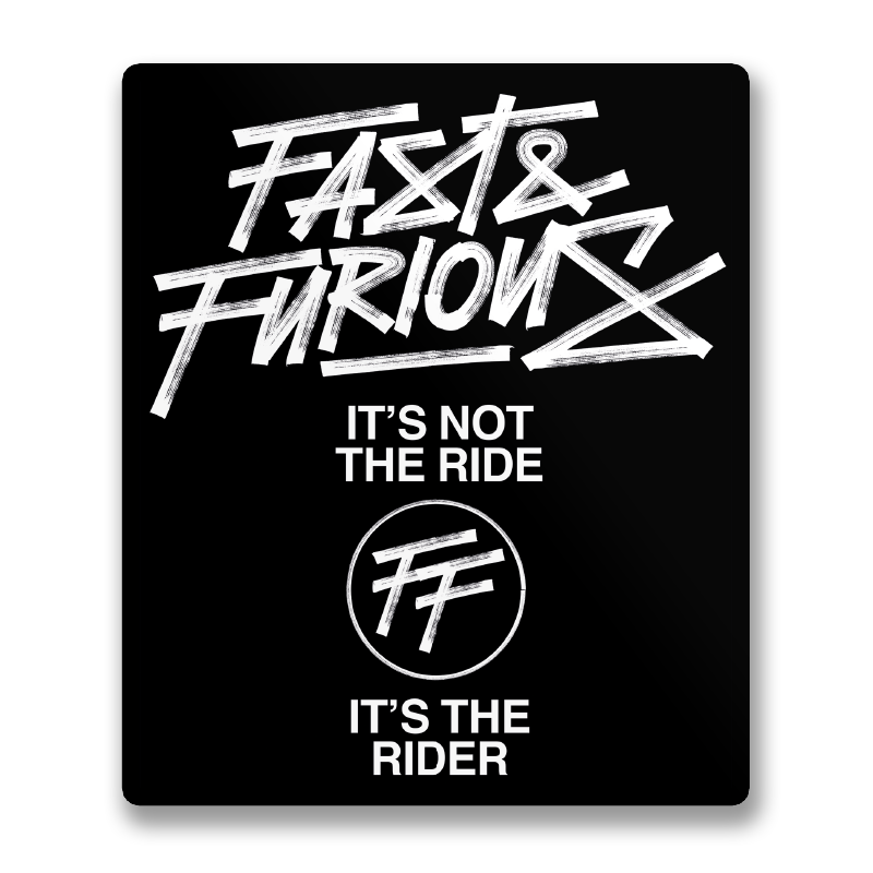 It's Not The Ride - It's The Rider Sticker