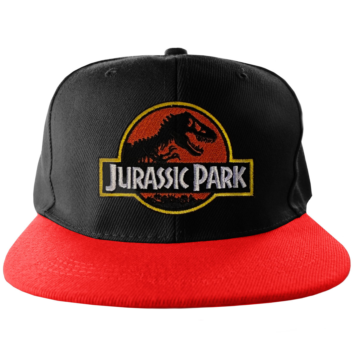 Universal Jurassic Park Logo Rubber Patch With Ripped Effect Snapback Baseball 