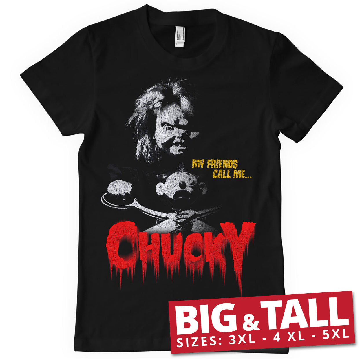 Call Me Chucky Big & Tall T-Shirt