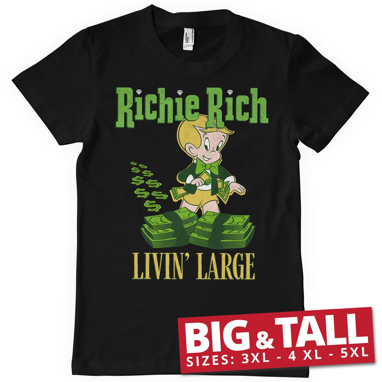 Richie Rich Livin' Large Big & Tall T-Shirt