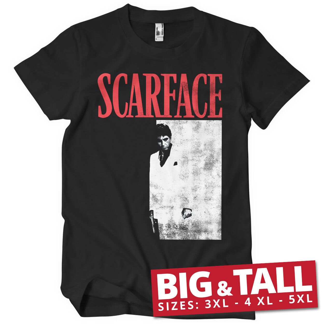 Scarface Poster Big & Tall T-Shirt