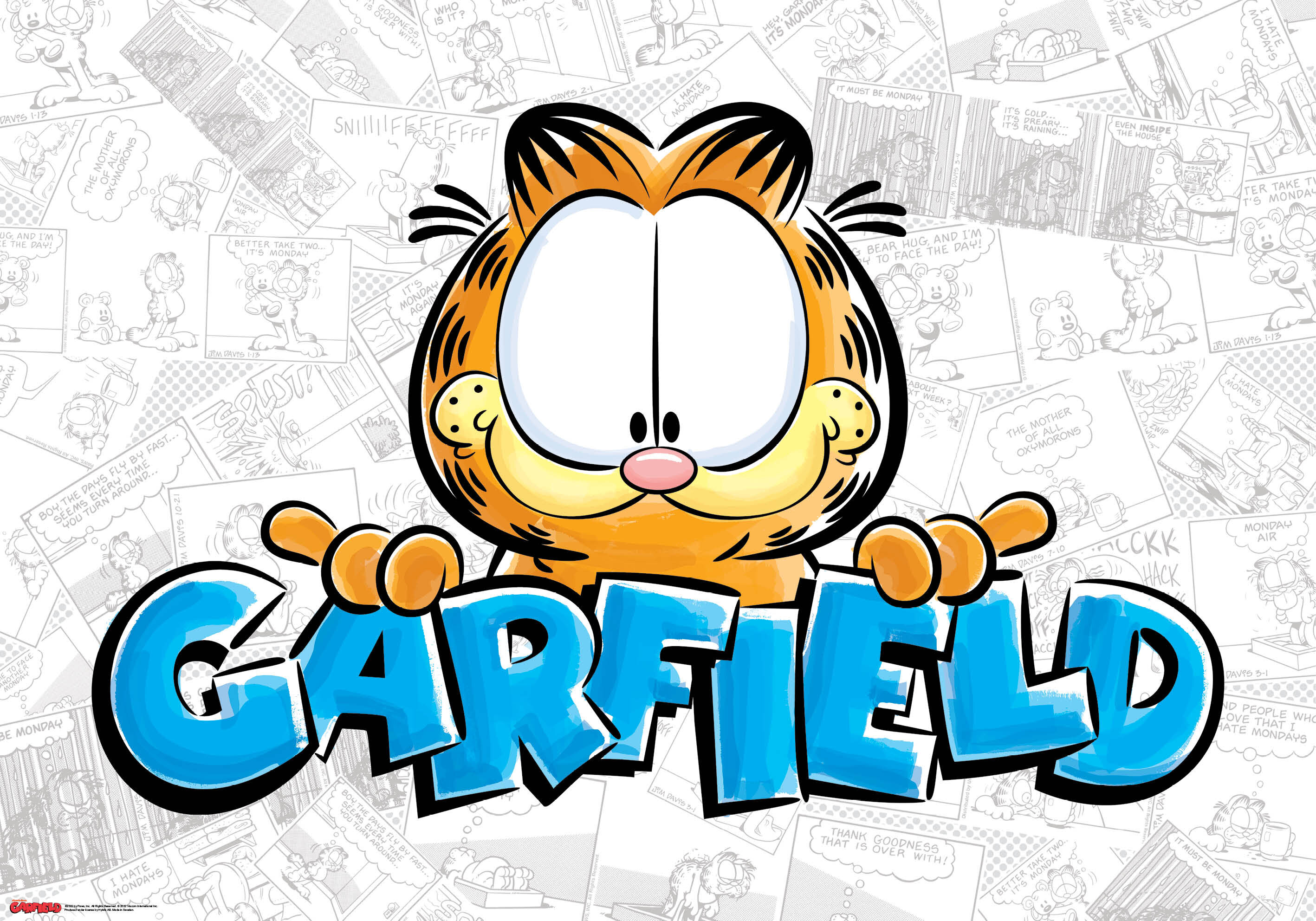 Garfield Scetched Poster