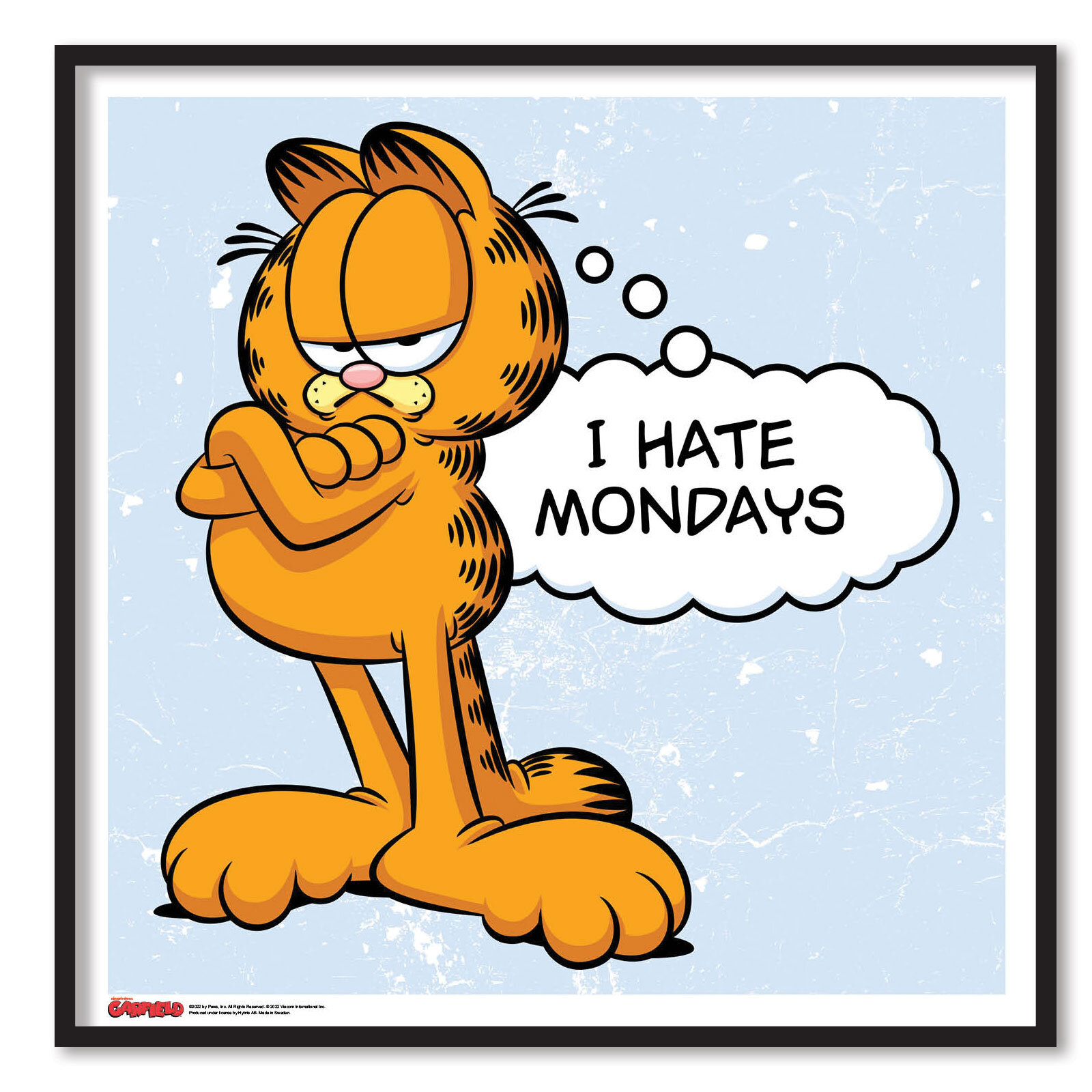 Garfield I Hate Mondays Poster Shirtstore