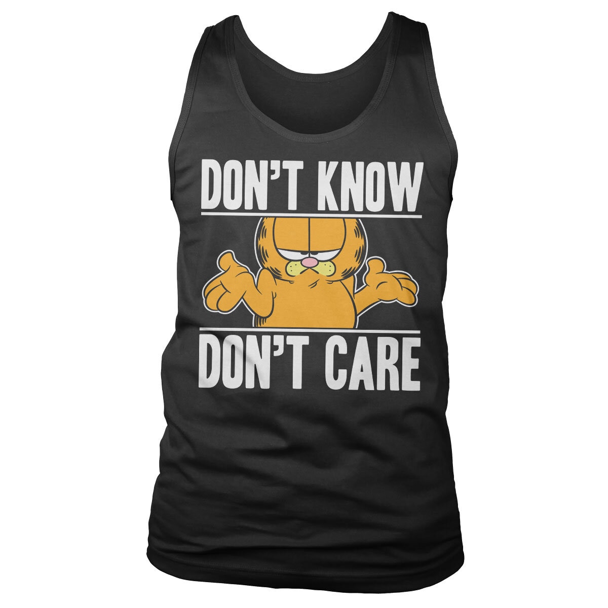 Garfield Don't Know - Don't Care Tank Top