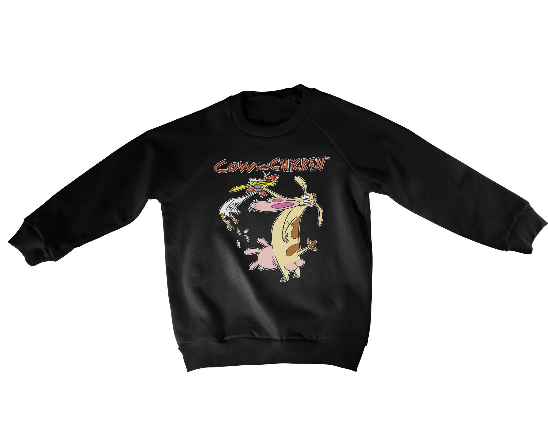 Cow and Chicken Kids Sweatshirt
