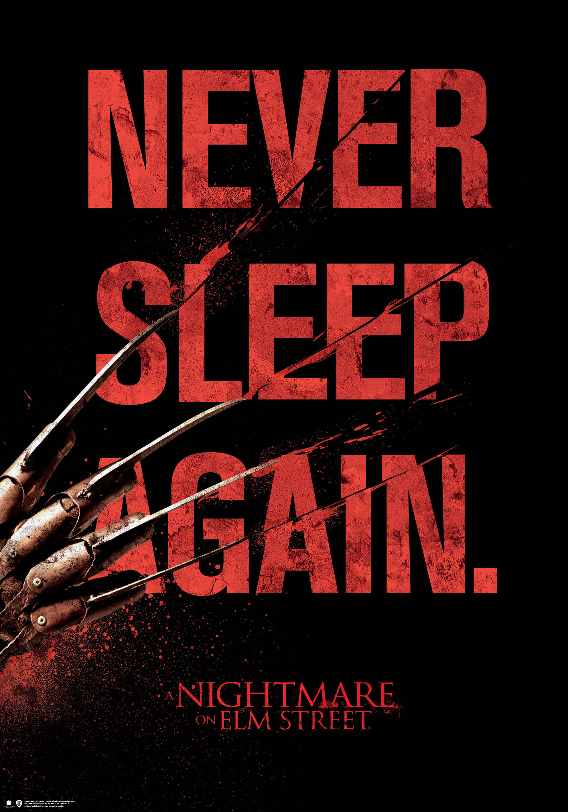 A Nightmare On Elm Street - Never Sleep Again Poster