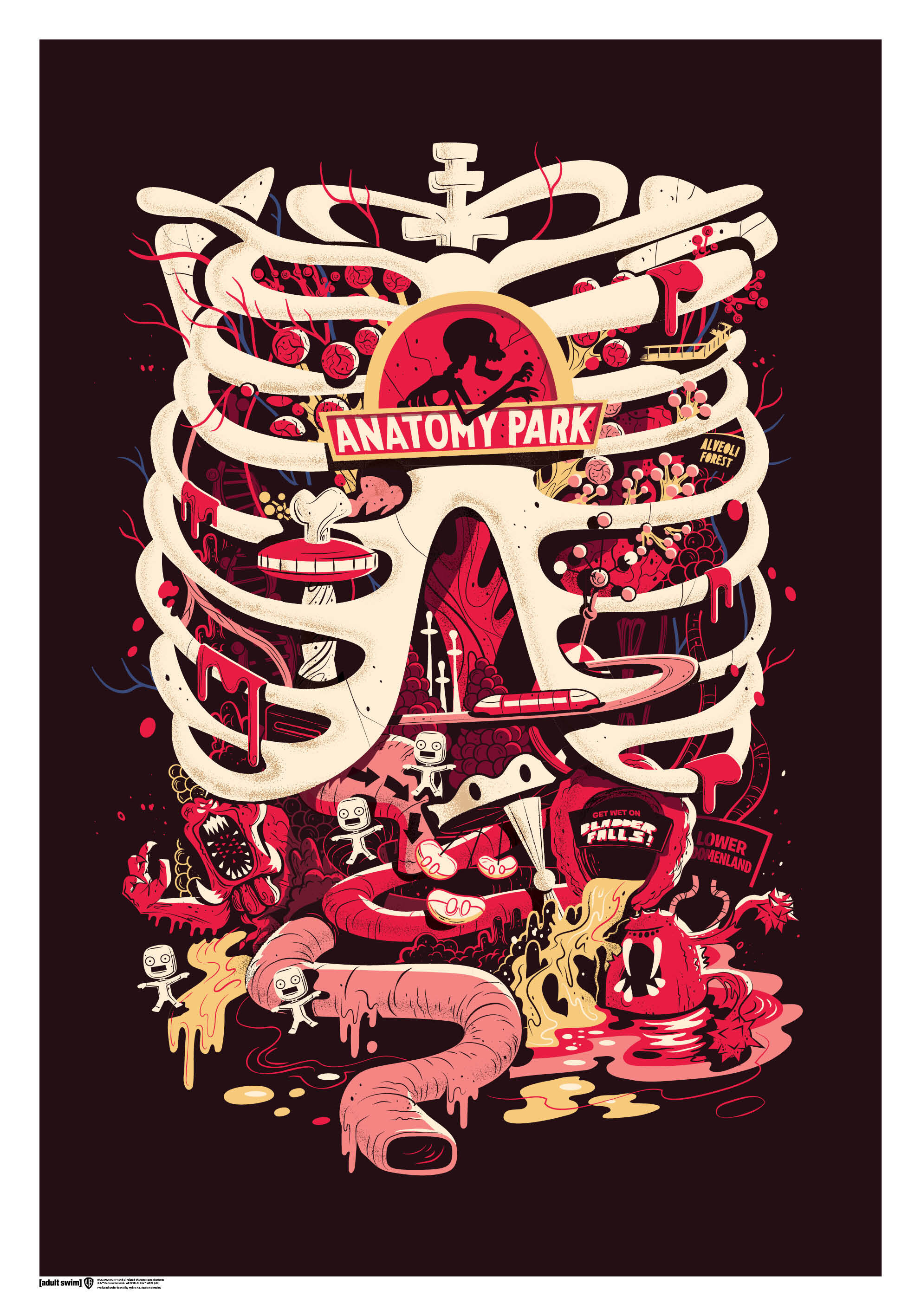 Rick & Morty - Anatomy Park Poster
