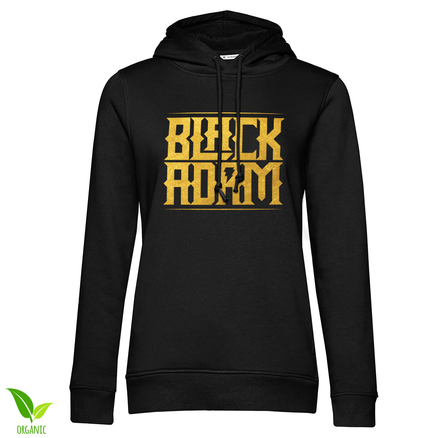 Black Adam Gold Logo Girls Hoodie